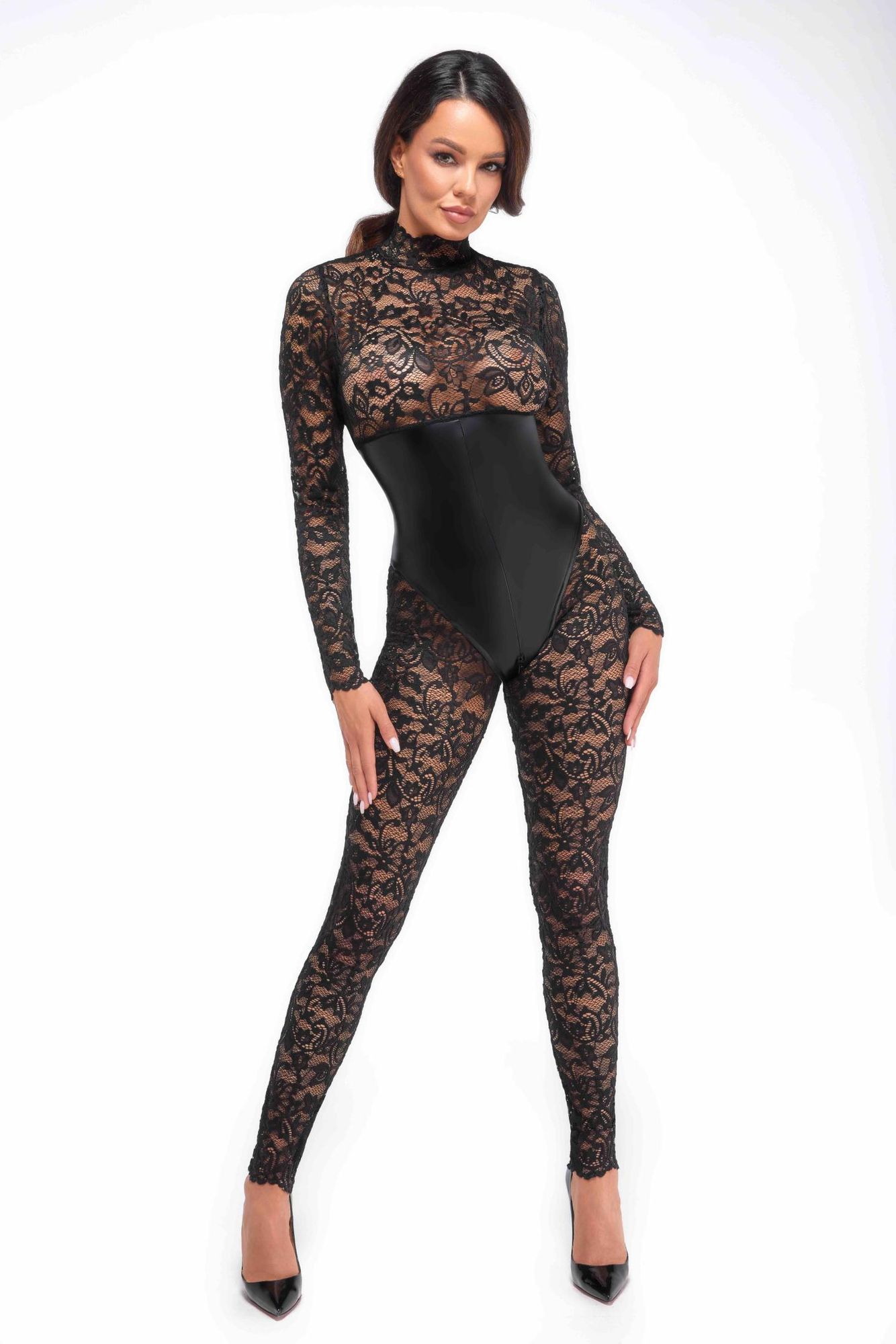 Noir Handmade - Bodystocking mit Unterbrust Corsage Noir Handmade - Bodystocking mit Unterbrust Corsage – Produktbild 3