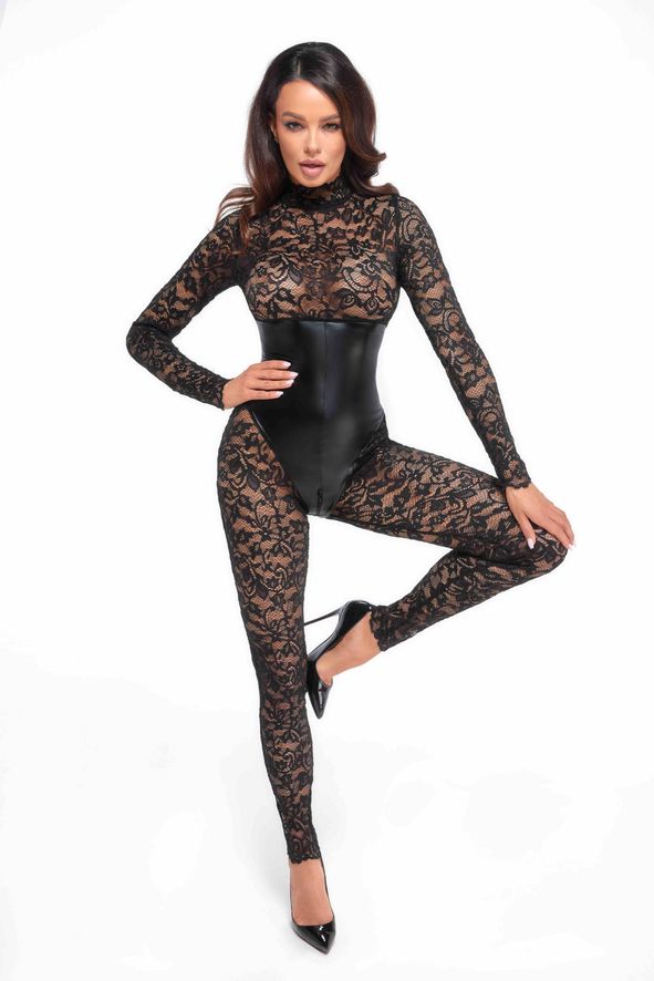 Noir Handmade - Bodystocking mit Unterbrust Corsage Noir Handmade - Bodystocking mit Unterbrust Corsage