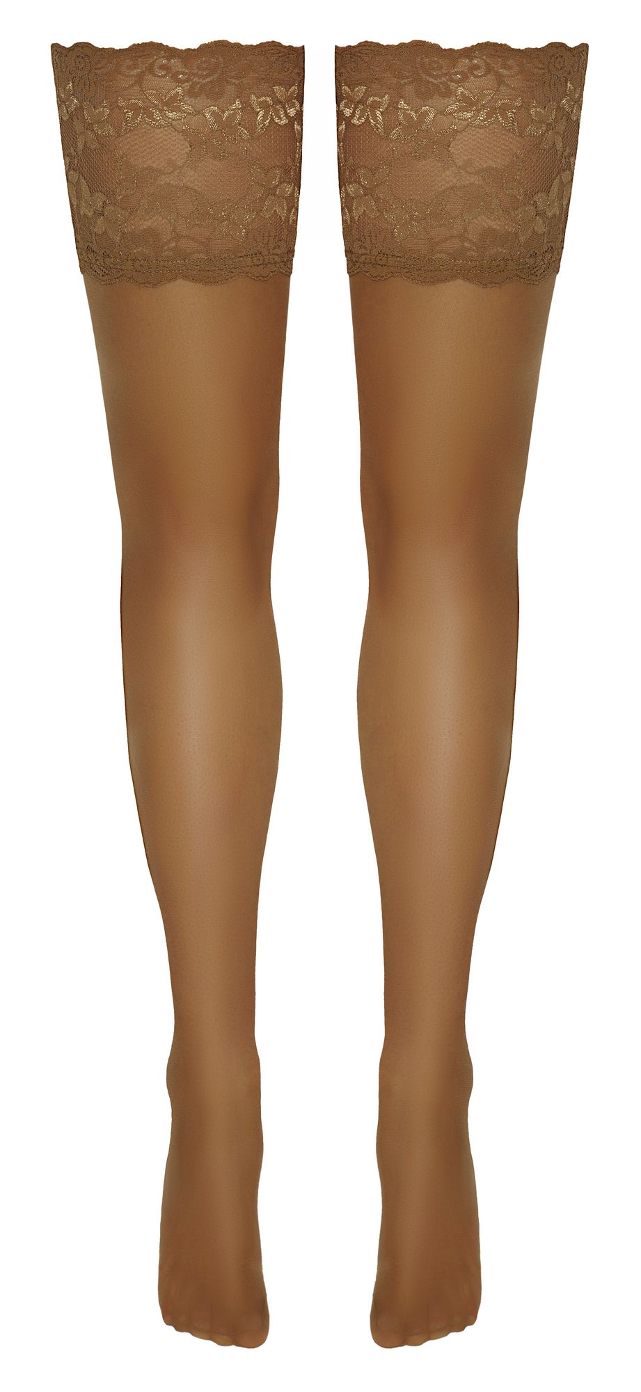 Cottelli Collection - Halterlose Strümpfe Nude mit breiter Spitze Cottelli Collection - Halterlose Strümpfe Nude mit breiter Spitze – Produktbild 4