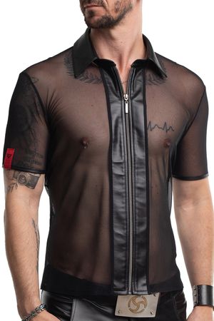 Regnes Fetish Planet - Polo Shirt mit Reißverschluss Regnes Fetish Planet - Polo Shirt mit Reißverschluss