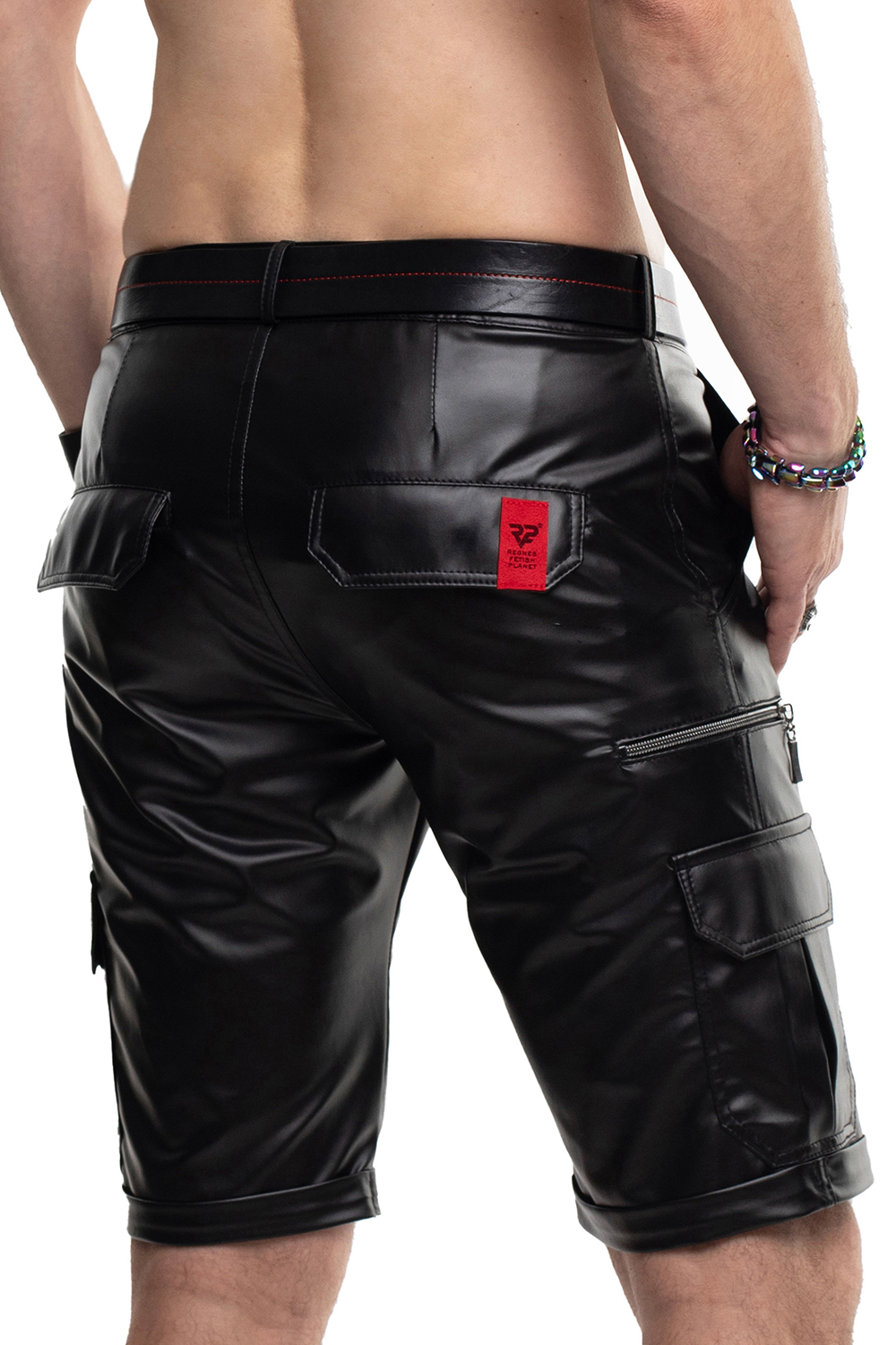 Regnes Fetish Planet - Cargo Short im Wetlook – Produktbild 2