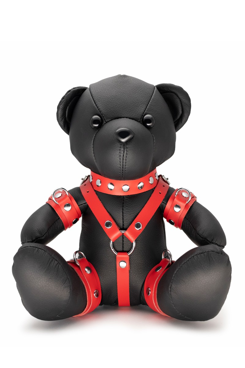 Regnes Fetish Planet - Handgefertigter Teddy Eddy Bear rot