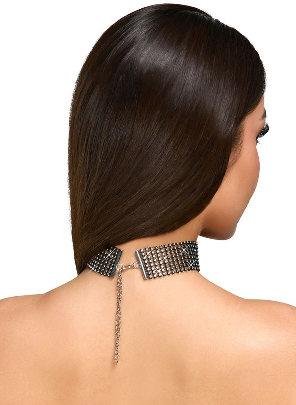 Cottelli Collection - Halsband mit Strasssteinchen Cottelli Collection - Halsband mit Strasssteinchen