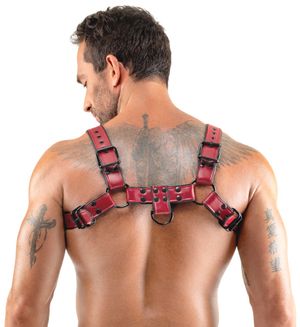 Svenjoyment - Harness aus Kunstleder rot Svenjoyment - Harness aus Kunstleder rot