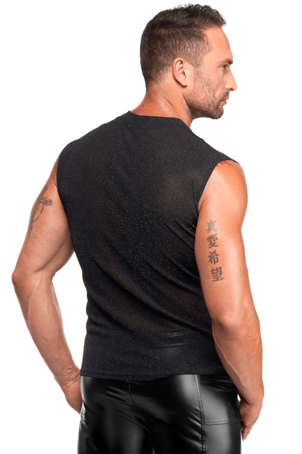 Noir Handmade - Tank Top aus Netz Material