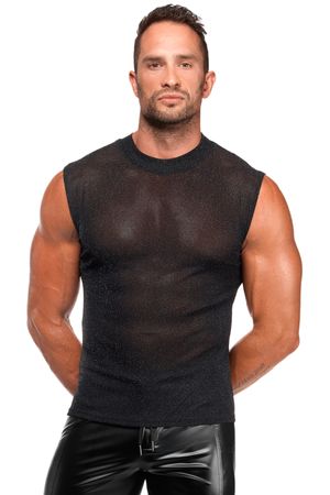 Noir Handmade - Tank Top aus Netz Material Noir Handmade - Tank Top aus Netz Material