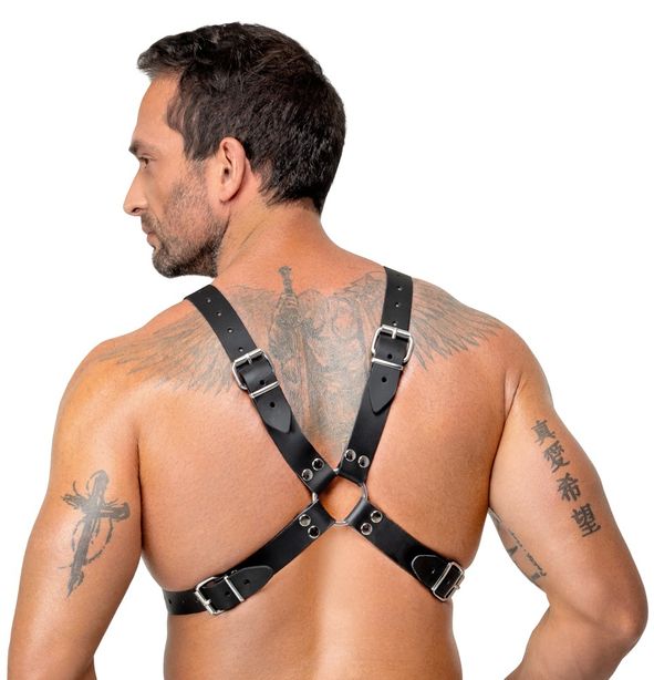 Zado - X Brust-Harness aus Leder