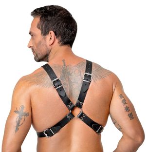 Zado - X Brust-Harness aus Leder Zado - X Brust-Harness aus Leder