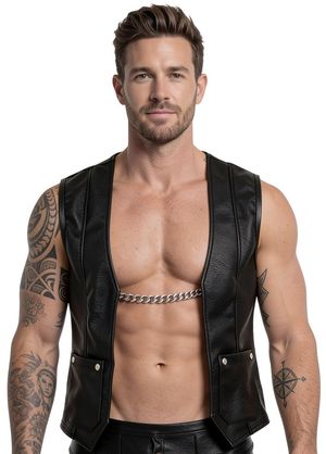 Weste im Biker Style Weste im Biker Style