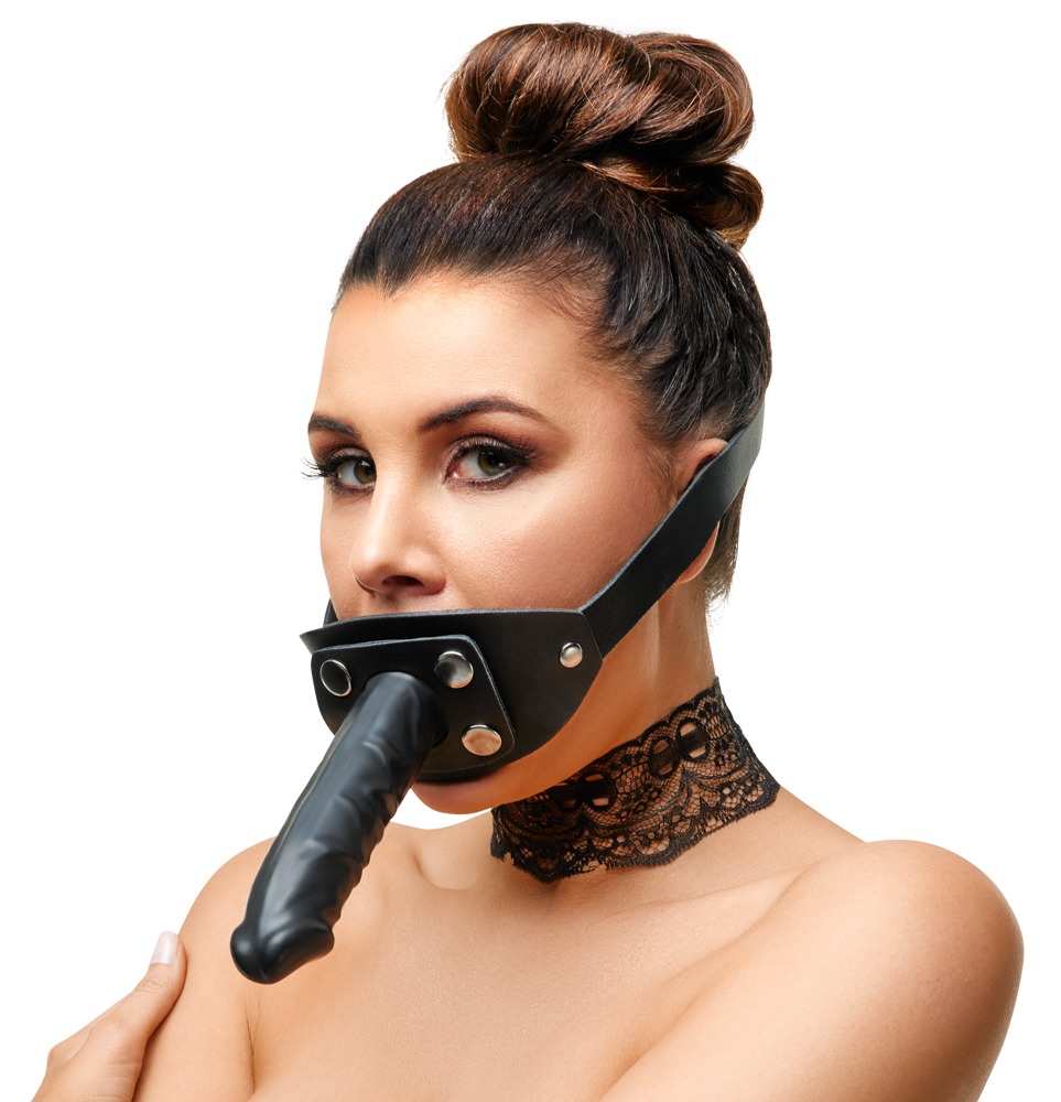 ZADO - Knebel mit Dildo aus Latex