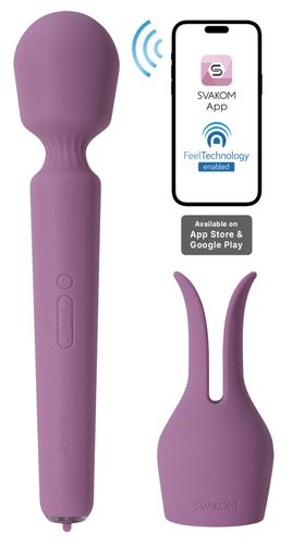 Emma Neo 2 Massagestab mit Wärme und Bunny-Aufsatz lila Emma Neo 2 Massagestab mit Wärme und Bunny-Aufsatz lila