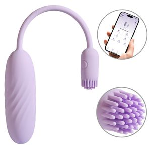 Plume Bullet-Vibrator mit Bürstchen lila Plume Bullet-Vibrator mit Bürstchen lila
