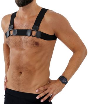 PVC Brust Harness schwarz PVC Brust Harness schwarz