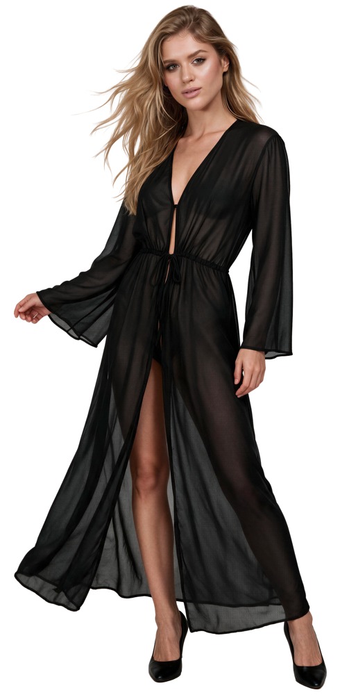 Cottelli Collection - Langer Chiffon-Kimono Cottelli Collection - Langer Chiffon-Kimono