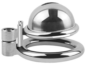 Mini-Peniskäfig aus Edelstahl mit 3 Hodenringen Mini-Peniskäfig aus Edelstahl mit 3 Hodenringen