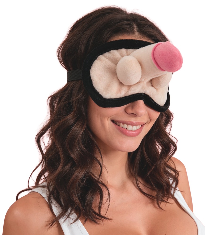 Schlafmaske mit Plüsch-Penis Schlafmaske mit Plüsch-Penis