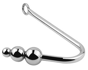 Analhaken mit 3 Kugeln Edelstahl Analhaken mit 3 Kugeln Edelstahl