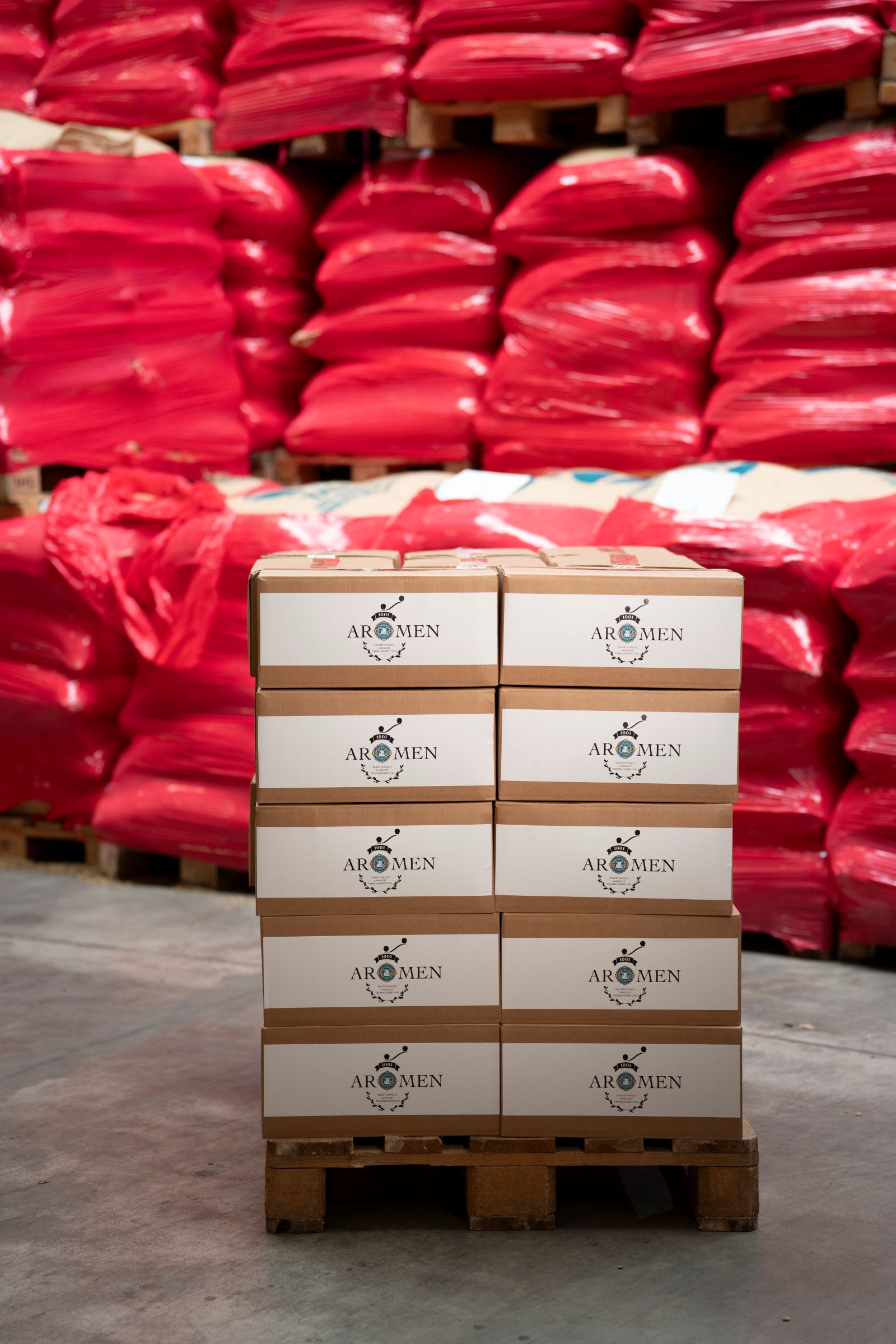 Verpackt und versandbereit