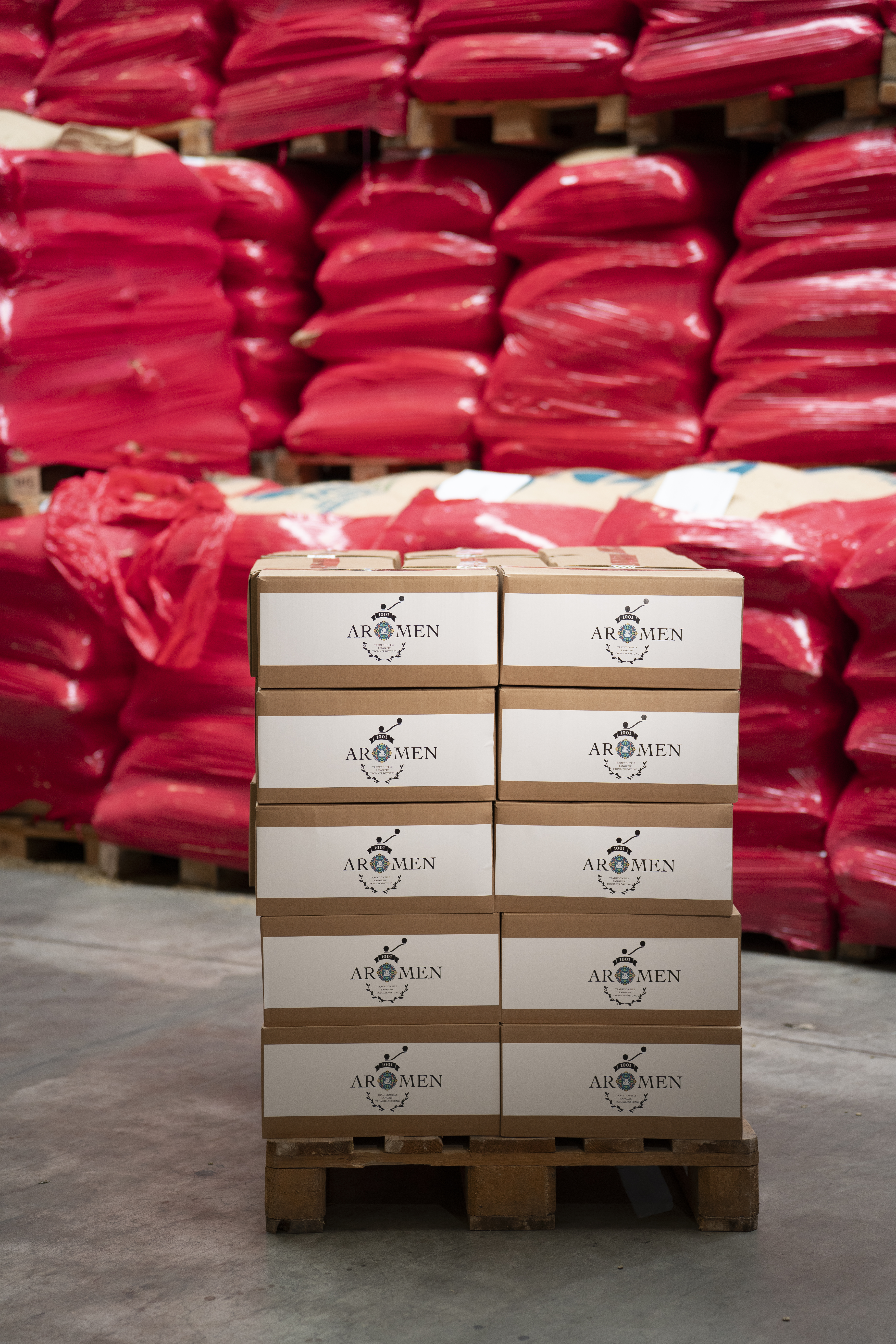 Verpackt und versandbereit