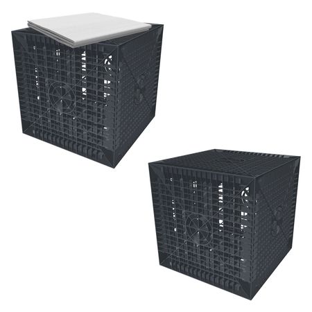 Sickerbox 410 Liter und Geotextil 8 m²