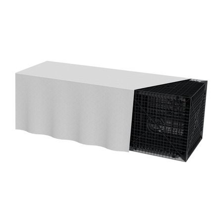 G0003715 Sickerbox 820 Liter und Geotextil 16 m² Installation