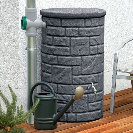 Regentonne Arcado anthrazit 230 Liter Anwendung 