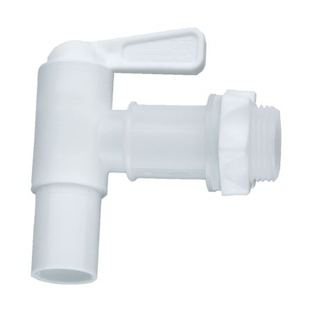 Wasserhahn 3/4" weiß