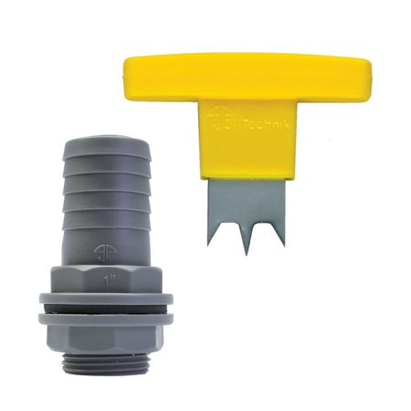 Regentonne Schlauchtülle 32 mm inkl. Handbohrer
