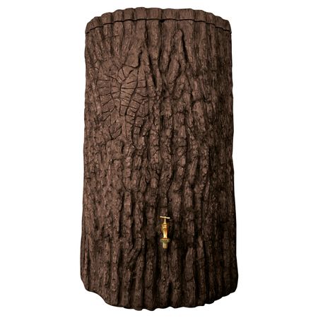 Regentonne Baumstamm EVERGREEN 475 liter braun