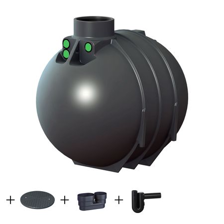 Erdtank 4300 l REGENTA KOMPAKT inkl. Zubehör