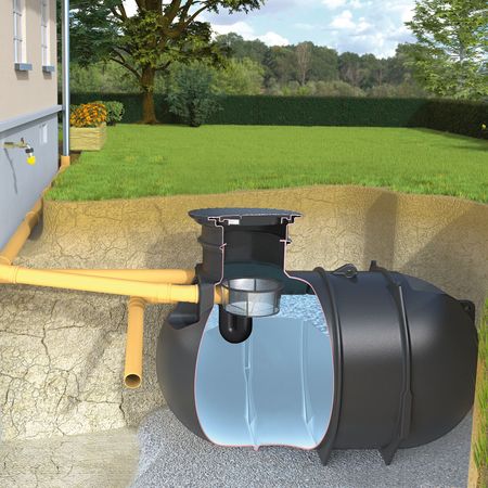 Regenta 4300 Liter Garten Einbau