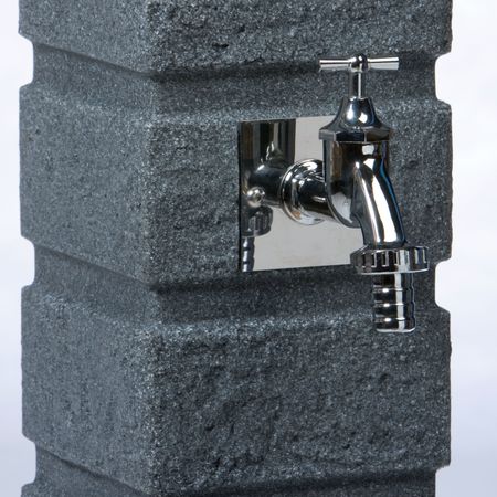 Wasserzapfstelle anthrazit Romana Wasserhahn