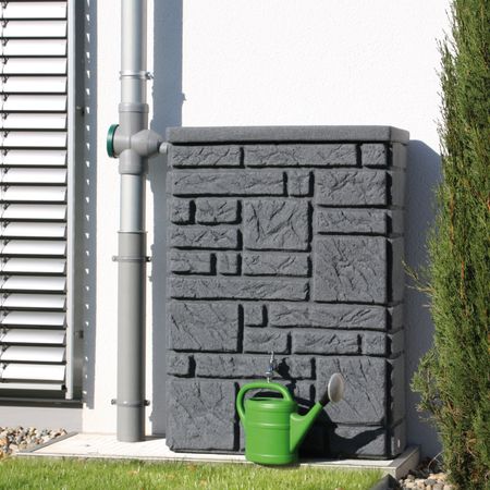 Regentonne 300 l eckig MAURANO anthrazit 