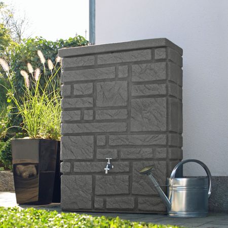 Regentonne Maurano anthrazit 300 Liter Stimmungsbild