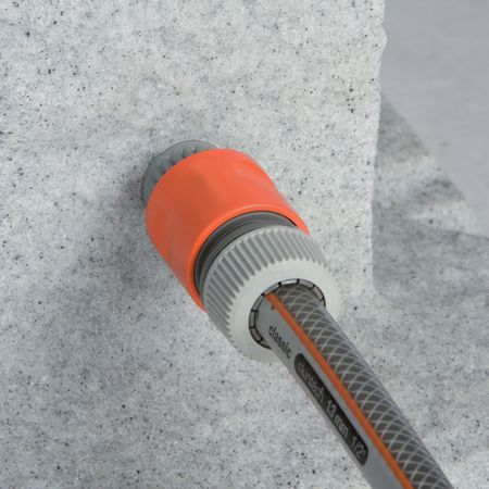 Wasserzapfstelle grau Natura Anschluss