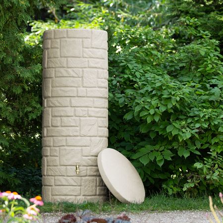 Regentonne Arcado sandstein 360 Liter Frontansicht