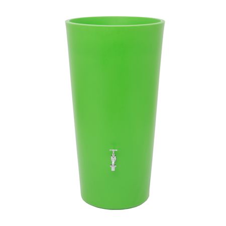 Regentonne Rainbowl Flower 150 liter kiwi freigestellt