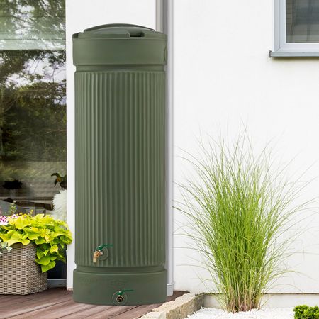Regentonne Regensäule ATHEN grün 500 liter