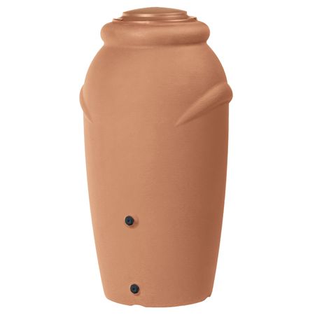 Regentonne Amphore Bologna terracotta 210 Liter ohne Zubehör freigestellt