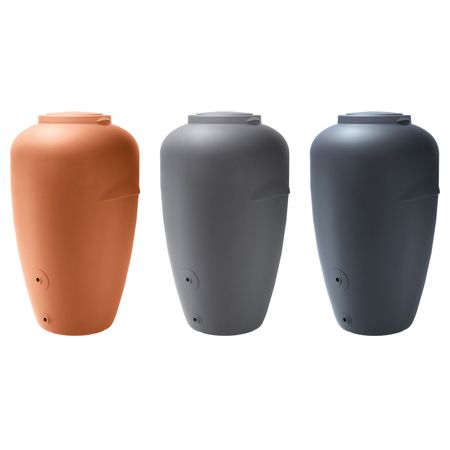 Regentonne Amphore Bologna terracotta 440 Liter Farben