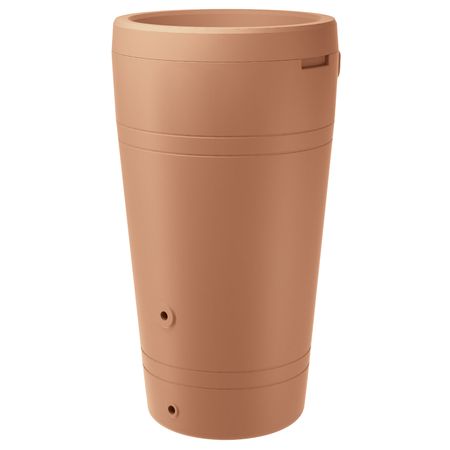 Regentonne Ravenna terracotta 230 Liter ohne Zubehör freigestellt