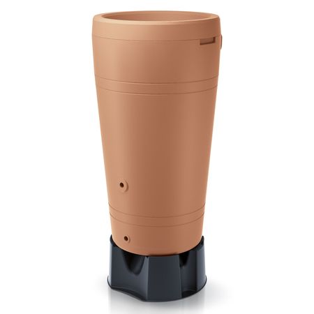Regentonne Ravenna terracotta 230 Liter Sockel