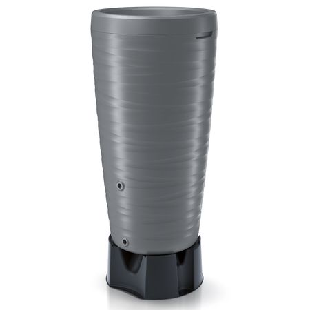Regentonne Treviso grau 240 Liter Sockel