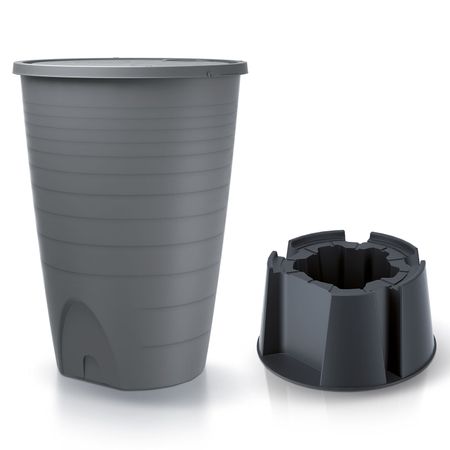 Regentonne Peruno grau 260 Liter inkl. Sockel 