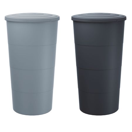 Regentonne Florenz grau 200 Liter Farben