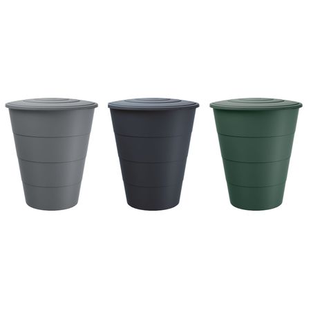 Regentonne Florenz grau 210 Liter Farben