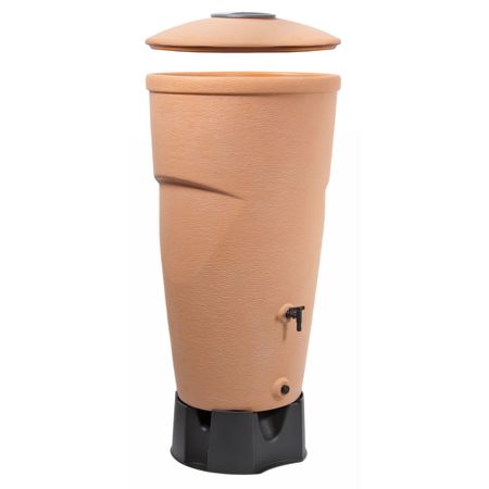 Regentonne Arena terracotta 270 Liter Bestandteile