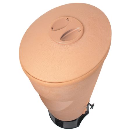 Regentonne Arena terracotta 270 Liter Deckel