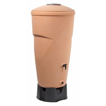 Regentonne Arena terracotta 270 Liter Sockel