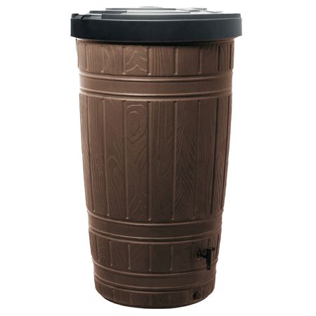 Regentonne Azuro braun 265 Liter ohne Zubehör freigestellt